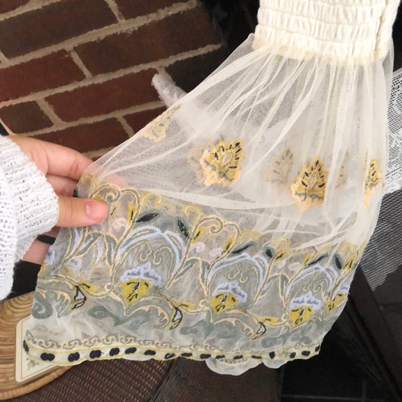 Free People High Tides Bell Sleeve Top - Picture 3 of 4